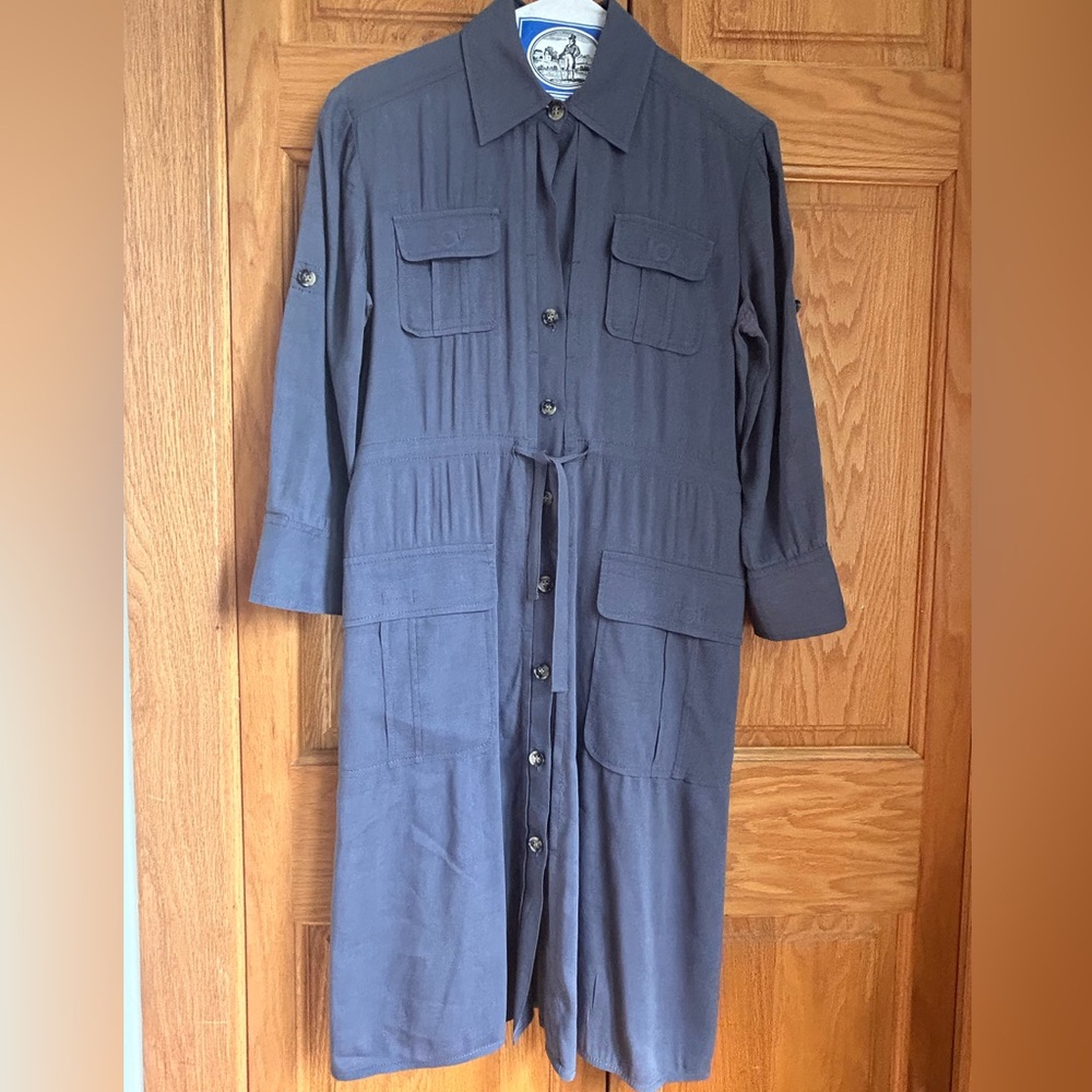 Theory Slate Blue Dress